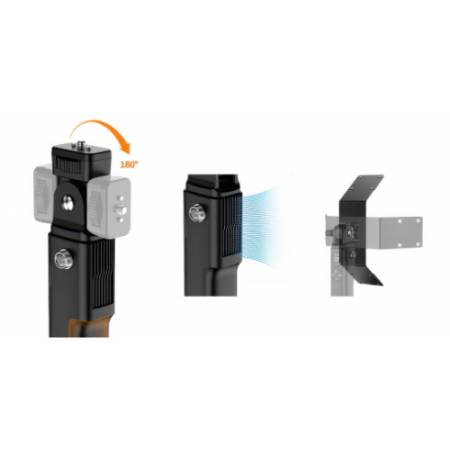 Ulanzi AL60 - nadmuchiwana lampa LED, mocowanie